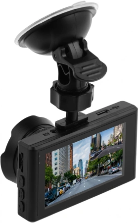 Видеорегистратор Digma FreeDrive 300DW черный 2Mpix 1440x2560 1440p 130гр.