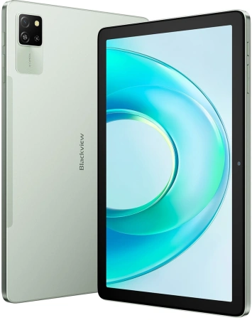 Планшет Blackview Tab60 Pro T606 (1.6) 8C RAM8Gb ROM128Gb 10.1" IPS 800x1280 4G 2Sim Android 14 зеленый 8Mpix 5Mpix BT WiFi microSD 1Tb 7700mAh 450hrs