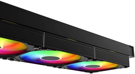 Система водяного охлаждения ID-Cooling FX360 Inf ARGB Soc-AM5/AM4/1200/1700/1851 черный 4-pin 27.2dB Al+Cu 350W Ret