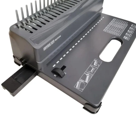 Переплетчик Office Kit B2112N A4/перф.12л.сшив/макс.450л./пластик.пруж. (4.5-51мм)