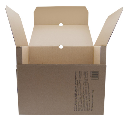 Короб архивный Buro КА-200B микрогофрокартон корешок 200мм A4 260x320x200мм бурый