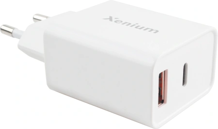 Сетевое зар./устр. Xenium X252 25W 3A+2A USB/USB Type-C универсальное белый (CCX252CW/00)