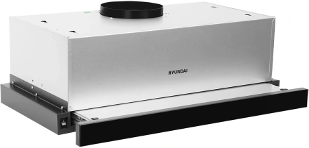 Вытяжка встраиваемая Hyundai HBH 6235 BG черный управление: кулисные переключатели (1 мотор)