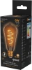 Лампа филам. Gauss Filament ST64 6Вт цок.:E27 (упак.:10шт) эдисон 220B св.свеч.бел.теп. (157802006)