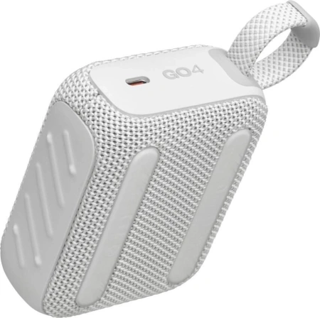 Колонка порт. JBL GO 4 белый 4.2W 1.0 BT 850mAh (JBLGO4WHT)