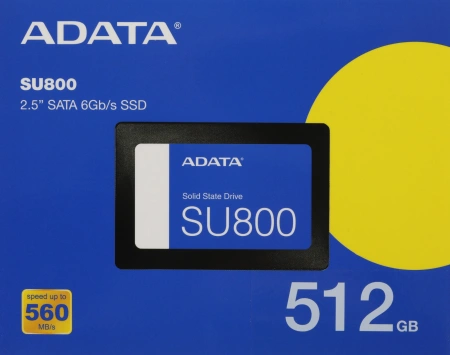 Накопитель SSD A-Data SATA III 512Gb ASU800SS-512GT-C SU800 2.5"