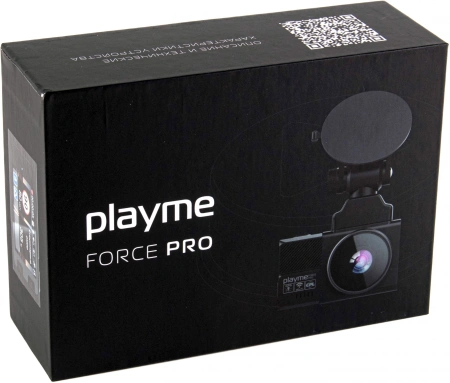 Видеорегистратор Playme Force pro черный 2560x1296 1296p 140гр. GPS MSTAR 8339