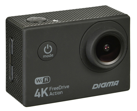 Видеорегистратор Digma FreeDrive Action 4K WiFi черный 8Mpix 2160x3840 2160p 150гр. Allwinner V3