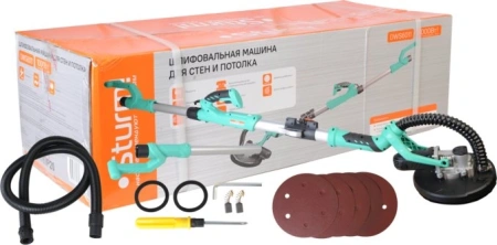 Углошлифовальная машина Sturm! DWS6011 1000Вт 1700об/мин рез.шпин.:M14 d=215мм