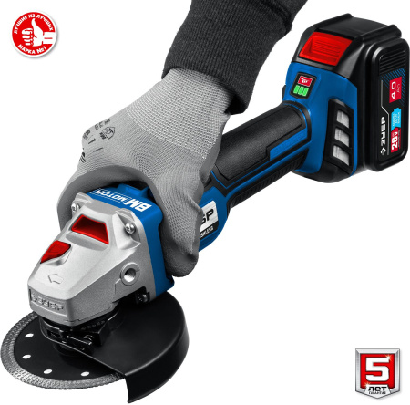 Углошлифовальная машина Зубр AB-125-42 10000об/мин рез.шпин.:M14 d=125мм