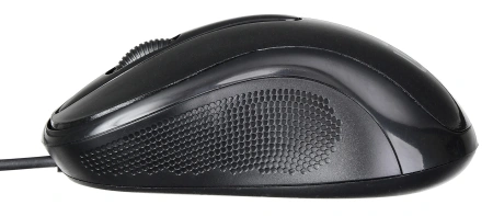 Мышь Оклик 385M черный оптическая 1600dpi USB для ноутбука 3but (1066858)