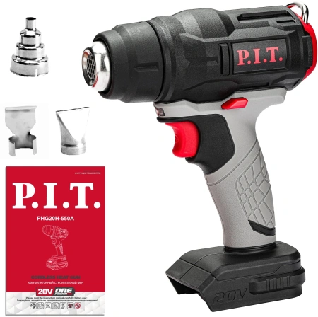 Технический фен P.I.T. PHG20H-550A SOLO темп.350/550С (PHG20H-550A)