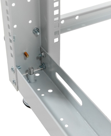 Стойка двухрамная NTSS (NTSS-2POR42U/600-1000) 42U 550ммx1000мм 600кг серый