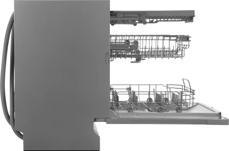 Посудомоечная машина встраив. Hyundai HBD 478 2100Вт узкая серебристый