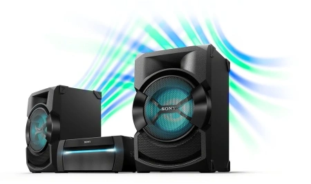 Минисистема Sony Shake-X10 черный 1200Вт/CD/CDRW/DVD/DVDRW/FM/USB/BT