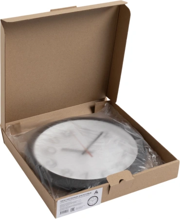 Часы настенные аналоговые Бюрократ WallC-R78PN D29см черный (WALLC-R78PN29/BLACK)