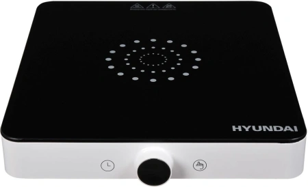 Плита Индукционная Hyundai HYC-0105 белый стеклокерамика (настольная)