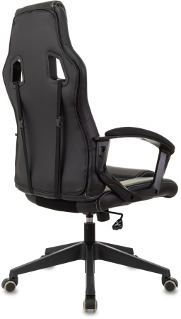 Кресло игровое Zombie Arena черный эко.кожа/ткань крестов. пластик