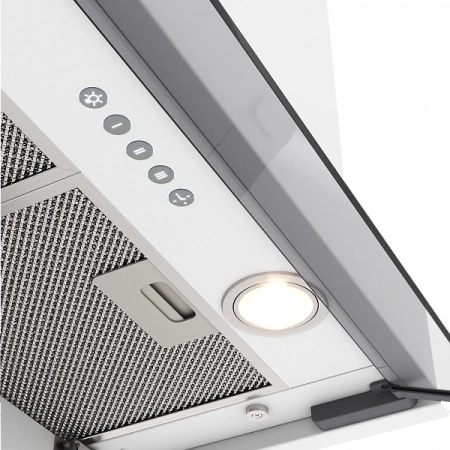 Вытяжка встраиваемая Elikor 60П-1000 белый управление: кнопочное (1 мотор)