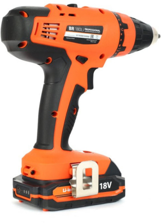 Дрель-шуруповерт Patriot BR 180Li аккум. патрон:быстрозажимной (кейс в комплекте) (180301540)