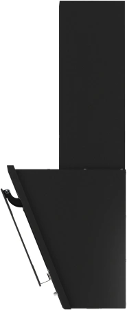 Вытяжка встраиваемая Elikor Коралл 50П-430-КЗД черный/стекло черное управление: кнопочное (1 мотор)