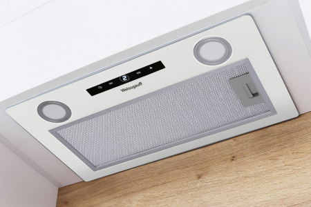 Вытяжка встраиваемая Weissgauff BOX 1200 WH белый управление: сенсорное (1 мотор)