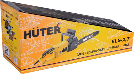 Электрическая цепная пила Huter ELS-2,7 2000Вт дл.шины:16" (40cm) (70/10/16)