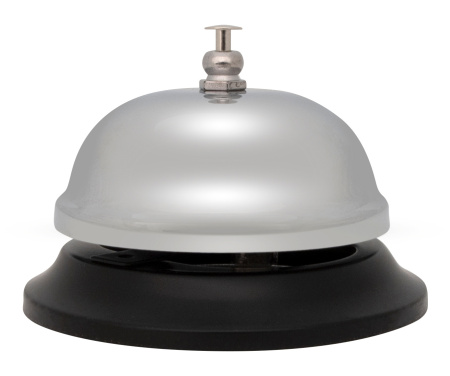 Звонок настольный Kw-Trio 3A00 хром металл