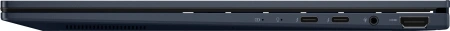 Ноутбук Asus Zenbook 14 OLED UX3405MA-QD992 Core Ultra 9 185H 16Gb SSD512Gb Intel Arc 14" OLED FHD+ (1920x1200) noOS blue WiFi BT Cam Bag (90NB11R1-M01SU0)