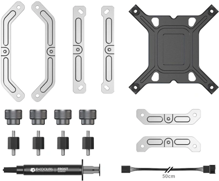 Система водяного охлаждения ID-Cooling DX240 Max Soc-AM5/AM4/1200/1700/1851 белый 4-pin 32.5dB Al+Cu 300W Ret (DX240 MAX WHITE)