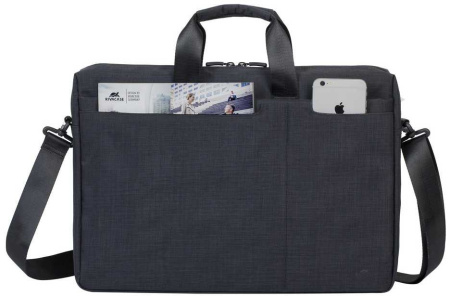 Сумка для ноутбука 17.3" Riva 8355 черный полиэстер