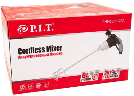 Дрель-миксер P.I.T. PHM20H-120A М14 реверс