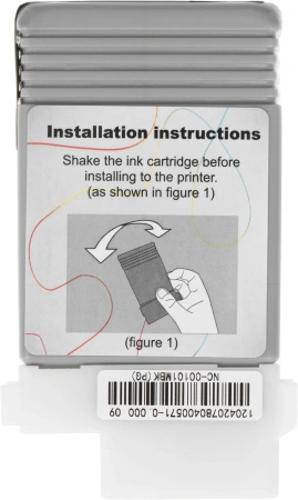 Картридж струйный G&G GG-PFI107MBK черный матовый (130мл) для Canon imageProGRAF iPF670/680/685/770/780/785