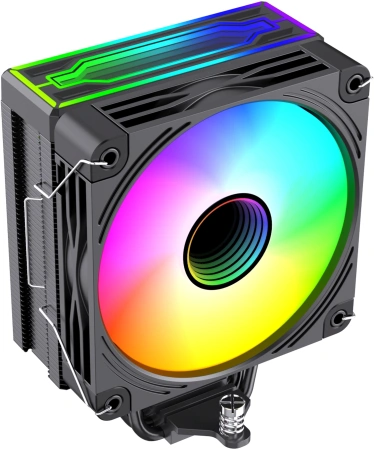 Устройство охлаждения(кулер) Bloody BD-AC205-ARGB1 ARGB Soc-AM5/AM4/1151/1200/2066/1700 черный 4-pin 14-26dB Al+Cu LCD 205W 513gr Ret (BD-AC205-ARGB1-BK)