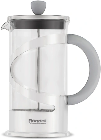 Френч-пресс Rondell Crystal Grey RDS-840 1л серый