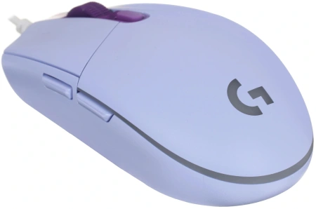 Мышь Logitech G102 LightSync сиреневый оптическая (8000dpi) USB (5but)