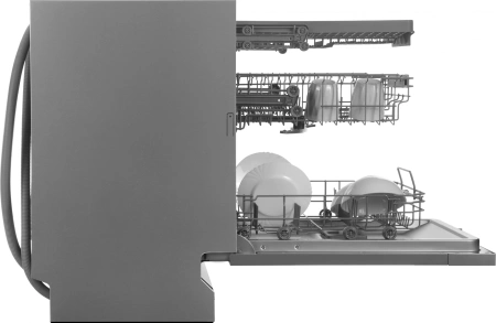 Посудомоечная машина встраив. Hyundai HBD 478 2100Вт узкая серебристый