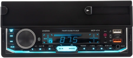 Автомагнитола Digma MCP-414 1DIN 2x50Вт 2