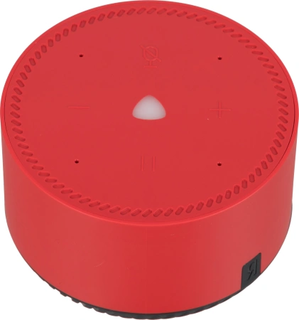 Умная колонка Yandex Станция Лайт голос.п.:Алиса красный 5W 1.0 BT 10м (YNDX-00025R)