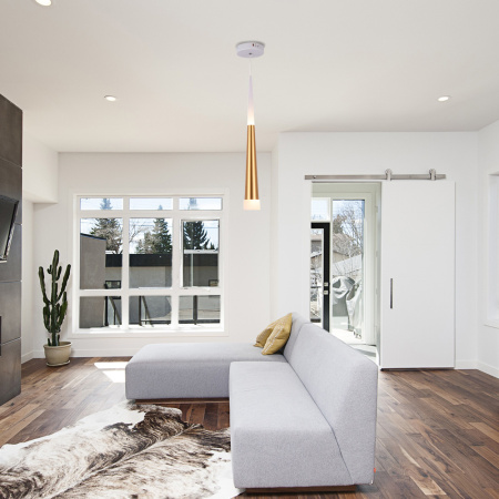 Светильник Hiper Cone H822-0 подвес. 3000K белый/золотистый