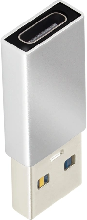 Адаптер Buro ver3.0 USB A(m) USB Type-C (f) (BU-USB3-AM-CF) серебристый