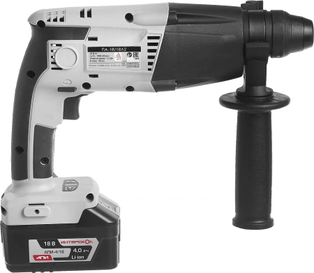 Перфоратор Интерскол ПА-18/18Л2 АПИ патрон:SDS-plus уд.:1.3Дж аккум. (кейс в комплекте)