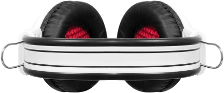 Наушники с микрофоном Оклик HS-G300 ARMAGEDDON белый/черный 2.2м мониторные оголовье (361558)