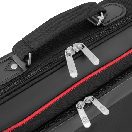 Сумка для ноутбука 15.6" Digma HC-211 черный/красный полиэстер (HC211BKR)