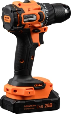 Дрель-шуруповерт Вихрь ДА-20Л-2К/БП аккум. патрон:быстрозажимной (кейс в комплекте) (72/14/67)