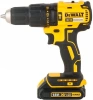 Дрель-шуруповерт DeWalt DCD778S2T 340Вт аккум. патрон:быстрозажимной (DCD778S2T-QW)