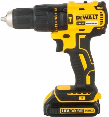 Дрель-шуруповерт DeWalt DCD778S2T 340Вт аккум. патрон:быстрозажимной (DCD778S2T-QW)