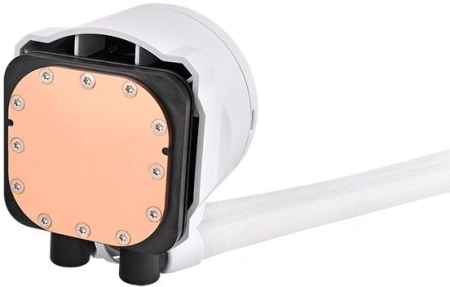 Система водяного охлаждения Thermaltake TH240 V2 Ultra EX Snow ARGB Soc-AM5/AM4/1200/1700/1851 белый 4-pin 28.5dB Al+Cu LCD Ret (CL-W425-PL12SW-A)