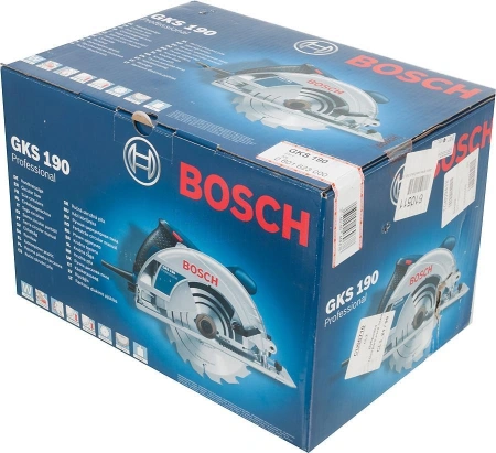 Циркулярная пила (дисковая) Bosch GKS 190 Professional 1400Вт (ручная) D диска.:190мм (0601623000)