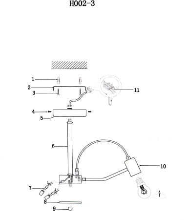Люстра Hiper Siena H002-3 потолоч. белый/золотистый